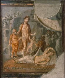 Ariadne von Theseus auf Naxos verlassen, 1. Hälfte 1. Jahrhundert n. Chr.