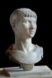 Römische Kunst: Büste des Ptolemaios von Mauretanien (10 v. Chr. - 40 n. Chr.), Marmor