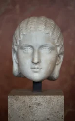 Kunst Rom Kopf der Kaiserin Barbia Orbiana (3. Jahrhundert), Marmor