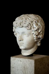 Kopf des römischen Kaisers Caracalla als Kind (188 - 217 n. Chr.)
