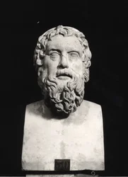Büste von Aristophanes (ca. 445-ca. 385 v. Chr.)