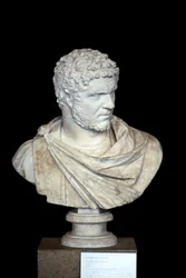Caracalla (188 - 217 n. Chr.) Marmor, römische Kunst
