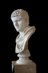 Caracalla (188 - 217 n. Chr.) Marmor, römische Kunst