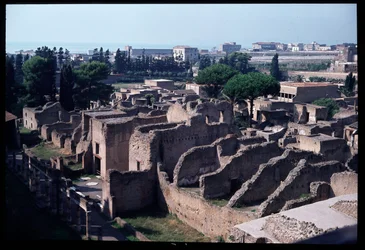 Panoramablick auf die archäologische Stätte