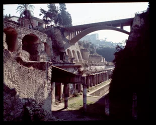 Ansicht der östlichen Zone von Herculaneum, 5. Jahrhundert v. Chr. - 1. Jahrhundert n. Chr.