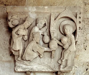 Anbetung der Magier (Kapitell)