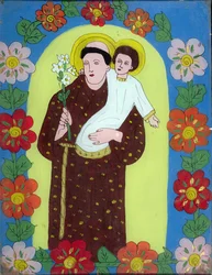 St. Antonius von Padua (1195-1231) aus Transsilvanien, 1950-80