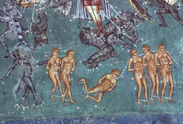 Die Verdammten, Detail vom Jüngsten Gericht, 1547-50