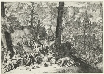 Sieg von Herzog Karl V. von Lothringen und Markgraf Ludwig Wilhelm von Baden-Baden über die Türken, 1687