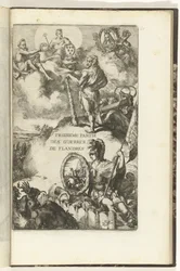 Titelblatt für den dritten Teil von Guerres de Flandres (Dritter Teil der Guerres de Flandres)