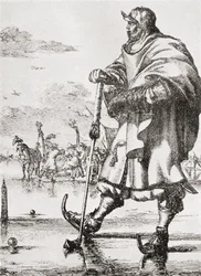 Ein Golf-Riese, aus 