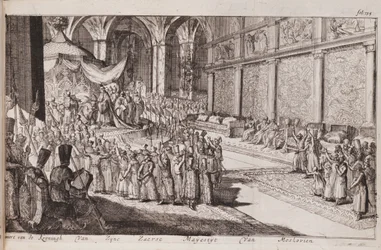 Eine Szene am königlichen Hof von Zar Alexei Michailowitsch, 1677