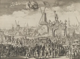 Einzug von Wilhelm III. in Den Haag, 1691