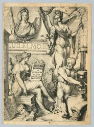 Frontispiz, "Histoire Metalique de Guillaume III, Roy de la Grande Bretaigne"