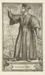 Porträt von Jan Hus, 1701