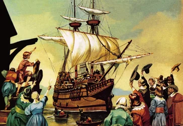 Abreise der Pilgerväter nach Amerika