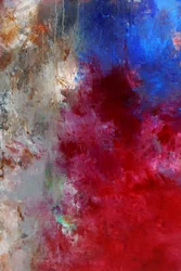 Rote blaue abstrakte Energie