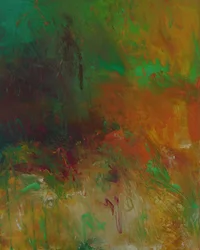 Lebendige abstrakte Landschaft