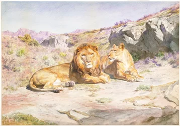 Königliche Familie zu Hause
