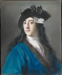 Gustavus Hamilton (1710–1746), Zweiter Viscount Boyne, im Maskenkostüm