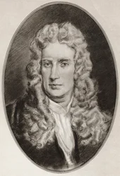 Sir Isaac Newton, aus Living Biographies of Famous Men