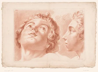 Zwei Köpfe von Jungen