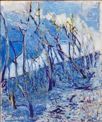 Landschaft oder Kastanienwald, ca. 1918-21