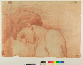 Porträt seiner Frau, ca. 1918