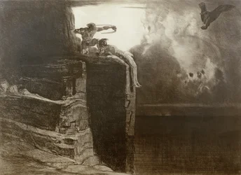 Die Befreiung des Prometheus (Radierung)