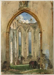 Ruine einer Kirche, 1849