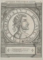 Oströmischer Kaiser Theodosius III. (Druck)