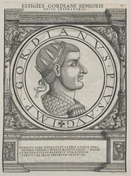 Römischer Kaiser Gordian I. (Druck)