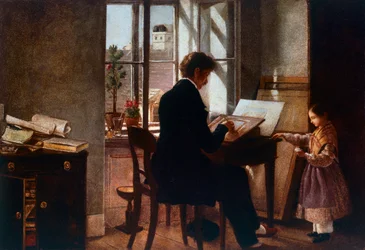 Am Fenster, von Rudolf von Alt