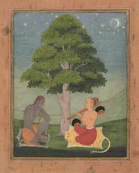 Kedar Ragini: Folio aus einer Ragamala-Serie Garland of Musical Modes