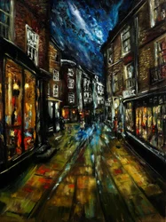 Mondgeküsste Straßen von York
