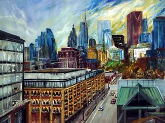 Dachblick auf Toronto