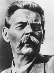 Porträt von Alexei Maximowitsch Peschkow, bekannt als Maxim Gorki