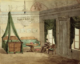 Neoklassisches Schlafzimmer, 1819