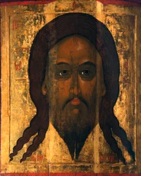 Heiliges Mandylion Der Schweißtuch, 1447