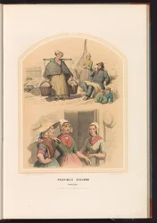 Klederdracht van Arnemuiden in Zeeland, 1857