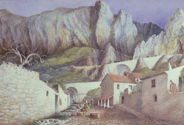 Die Schlucht bei Menton