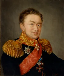 Porträt von Pavel Nikolayevich Choglokov 1772-1832, 1820er Jahre