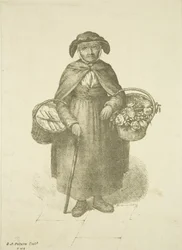 Alter Kingswood Blumenverkäufer, ca. 1828