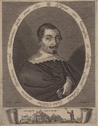 Porträt von Jacob Judah Leon 1602-1675