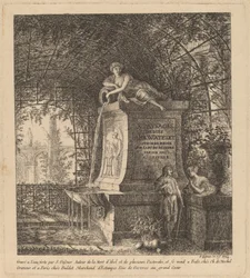 Brunnen in einem Gartenhaus, 1764