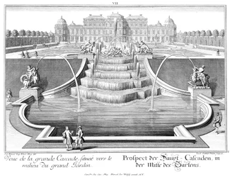 Prospekt der Hauptkaskade