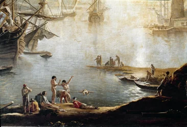 Hafenansicht (Detail)