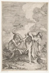Scylla flieht vor Glaucus