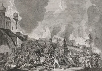 Brand von Moskau am 15. September 1812 Die Franzosen in Moskau