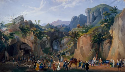 Szene aus der königlichen Krippe von Ferdinand II.